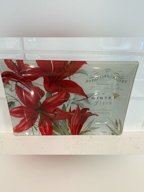 FRINGE STUDIO Large Glass Floral Tray